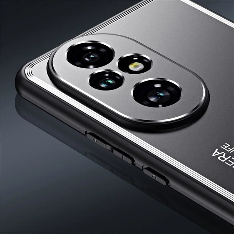 For Honor 200 Pro 5G Case Shockproof TPU+Aluminium Alloy Slim Phone Cover