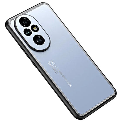 For Honor 200 Pro 5G Case Shockproof TPU+Aluminium Alloy Slim Phone Cover