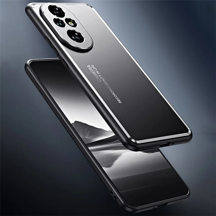 For Honor 200 Pro 5G Case Shockproof TPU+Aluminium Alloy Slim Phone Cover
