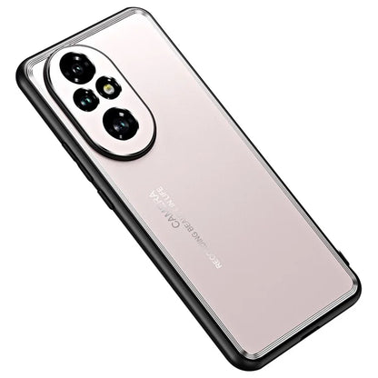 For Honor 200 Pro 5G Case Shockproof TPU+Aluminium Alloy Slim Phone Cover