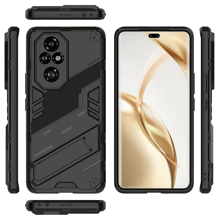 For Honor 200 Pro 5G Case Hidden Kickstand PC+TPU Protective Phone Cover