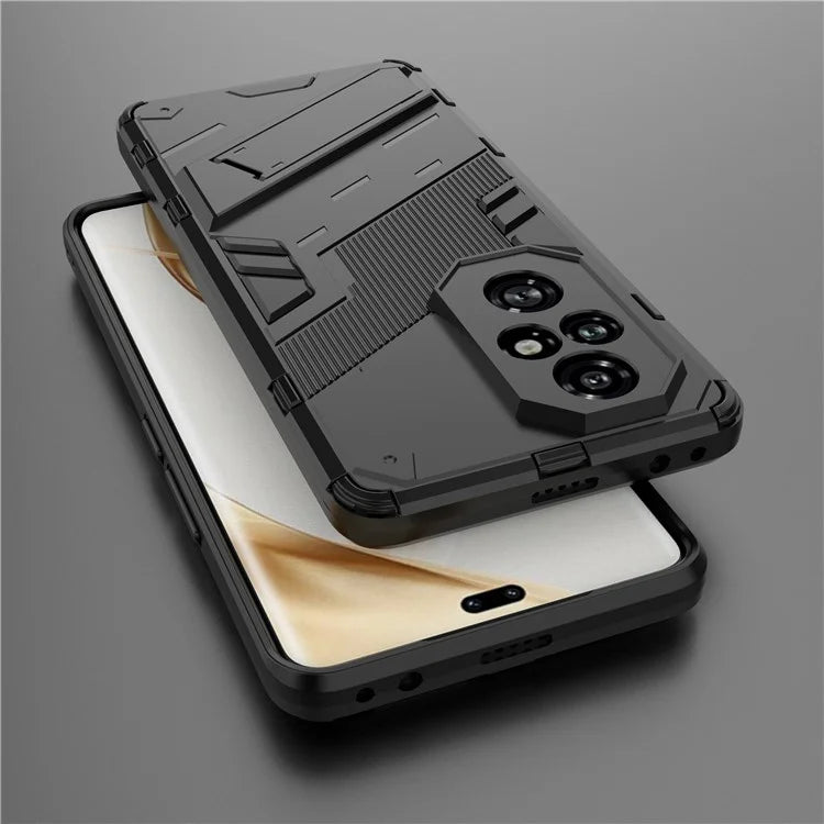 For Honor 200 Pro 5G Case Hidden Kickstand PC+TPU Protective Phone Cover