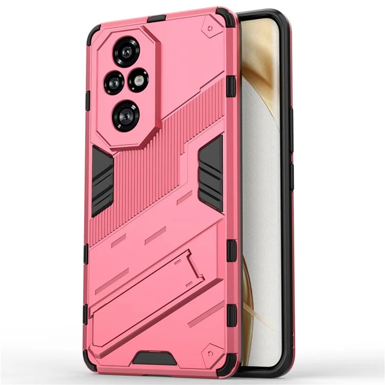 For Honor 200 Pro 5G Case Hidden Kickstand PC+TPU Protective Phone Cover