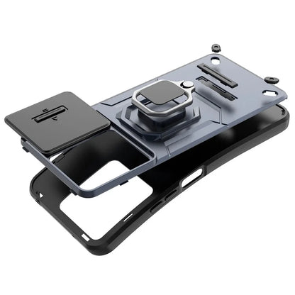 For Xiaomi Redmi 13 4G Case Camshield Kickstand PC+TPU Phone Cover