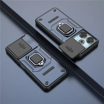 For Xiaomi Redmi 13 4G Case Camshield Kickstand PC+TPU Phone Cover
