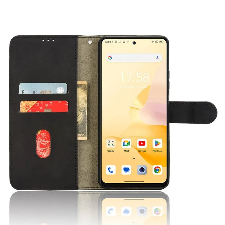 For Blackview Shark 8 Case Scratch-Proof PU Leather Flip Phone Cover