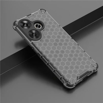 For Xiaomi Redmi Turbo 3 5G / Poco F6 5G Case Drop Protection Honeycomb PC+TPU Phone Cover