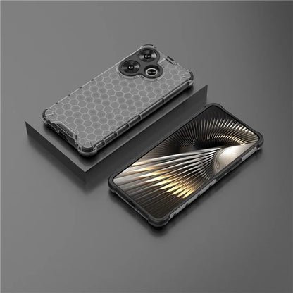 For Xiaomi Redmi Turbo 3 5G / Poco F6 5G Case Drop Protection Honeycomb PC+TPU Phone Cover