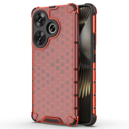 For Xiaomi Redmi Turbo 3 5G / Poco F6 5G Case Drop Protection Honeycomb PC+TPU Phone Cover
