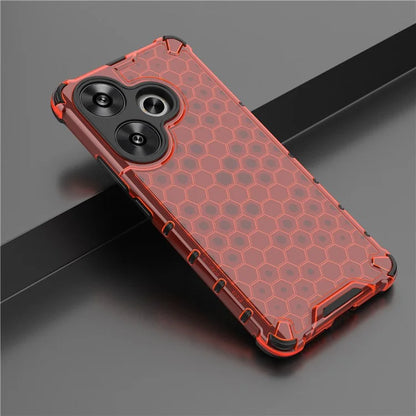 For Xiaomi Redmi Turbo 3 5G / Poco F6 5G Case Drop Protection Honeycomb PC+TPU Phone Cover