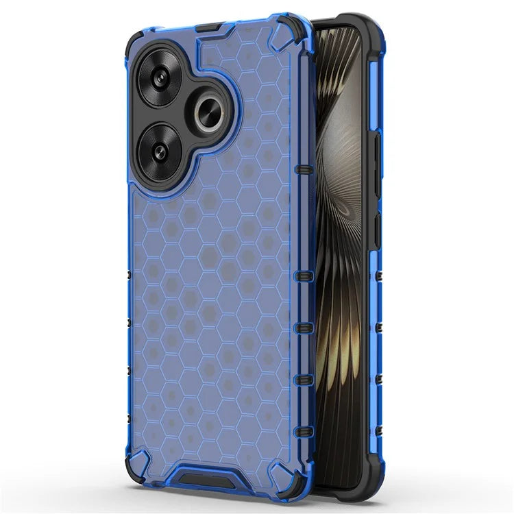 For Xiaomi Redmi Turbo 3 5G / Poco F6 5G Case Drop Protection Honeycomb PC+TPU Phone Cover