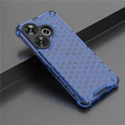 For Xiaomi Redmi Turbo 3 5G / Poco F6 5G Case Drop Protection Honeycomb PC+TPU Phone Cover