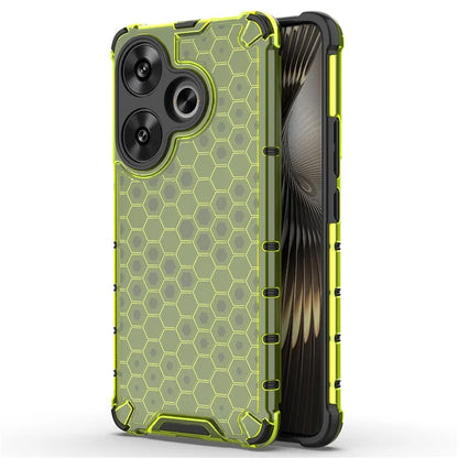 For Xiaomi Redmi Turbo 3 5G / Poco F6 5G Case Drop Protection Honeycomb PC+TPU Phone Cover