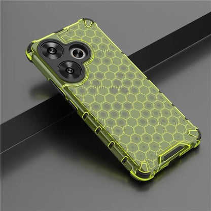 For Xiaomi Redmi Turbo 3 5G / Poco F6 5G Case Drop Protection Honeycomb PC+TPU Phone Cover