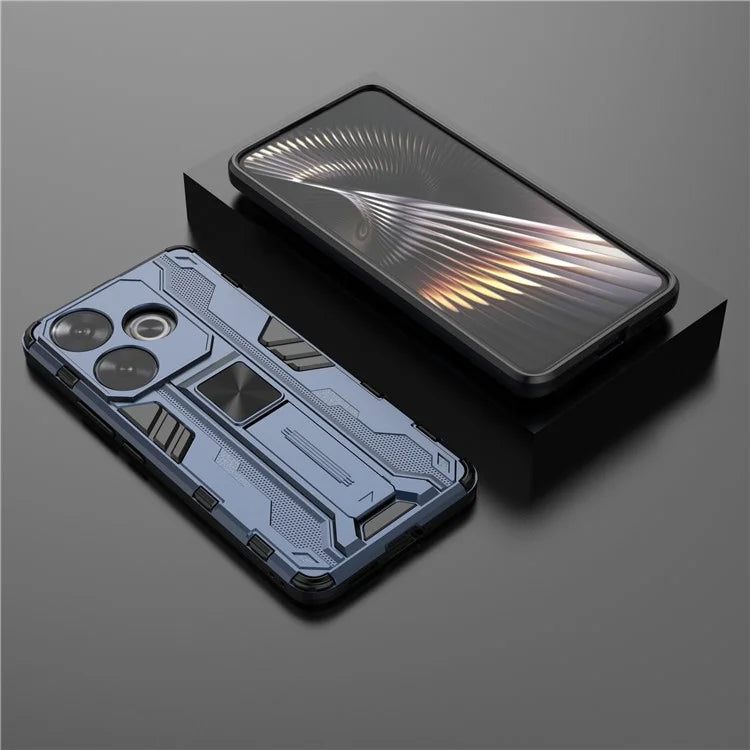 For Xiaomi Redmi Turbo 3 5G / Poco F6 5G Case PC + TPU Tough Armor Phone Cover with Kickstand