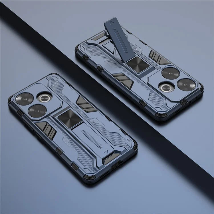 For Xiaomi Redmi Turbo 3 5G / Poco F6 5G Case PC + TPU Tough Armor Phone Cover with Kickstand