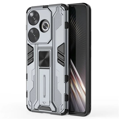 For Xiaomi Redmi Turbo 3 5G / Poco F6 5G Case PC + TPU Tough Armor Phone Cover with Kickstand