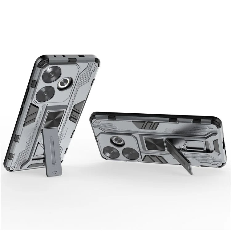 For Xiaomi Redmi Turbo 3 5G / Poco F6 5G Case PC + TPU Tough Armor Phone Cover with Kickstand