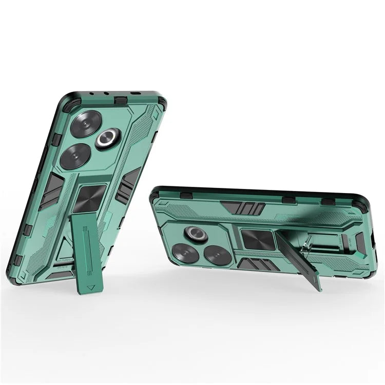 For Xiaomi Redmi Turbo 3 5G / Poco F6 5G Case PC + TPU Tough Armor Phone Cover with Kickstand