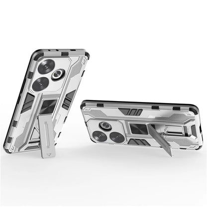 For Xiaomi Redmi Turbo 3 5G / Poco F6 5G Case PC + TPU Tough Armor Phone Cover with Kickstand