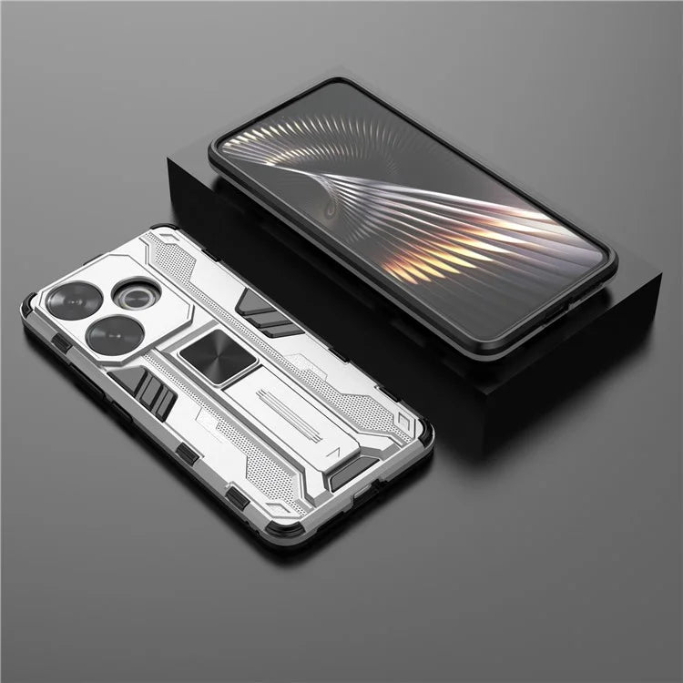 For Xiaomi Redmi Turbo 3 5G / Poco F6 5G Case PC + TPU Tough Armor Phone Cover with Kickstand