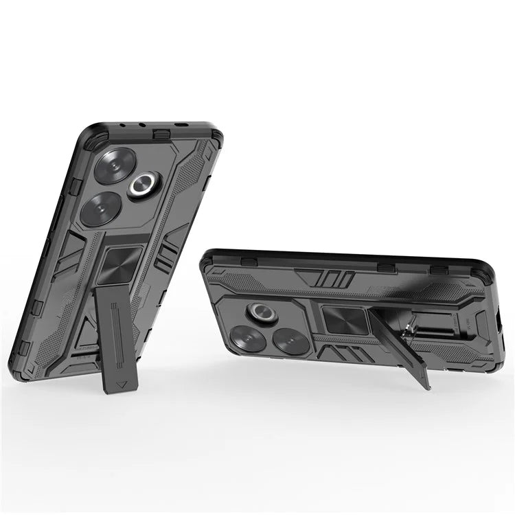 For Xiaomi Redmi Turbo 3 5G / Poco F6 5G Case PC + TPU Tough Armor Phone Cover with Kickstand