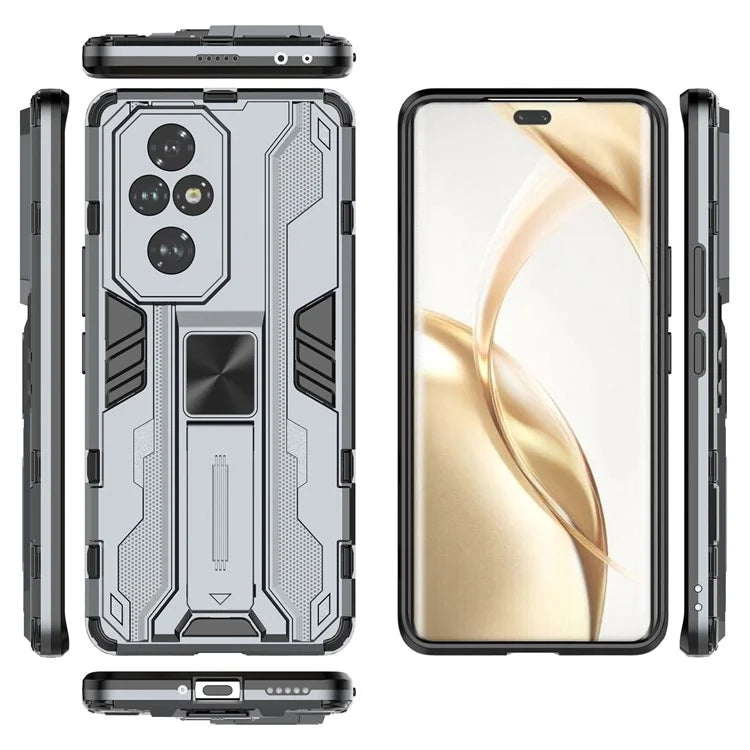 For Honor 200 Pro 5G Case PC + TPU Drop Protective Cover Hidden Kickstand