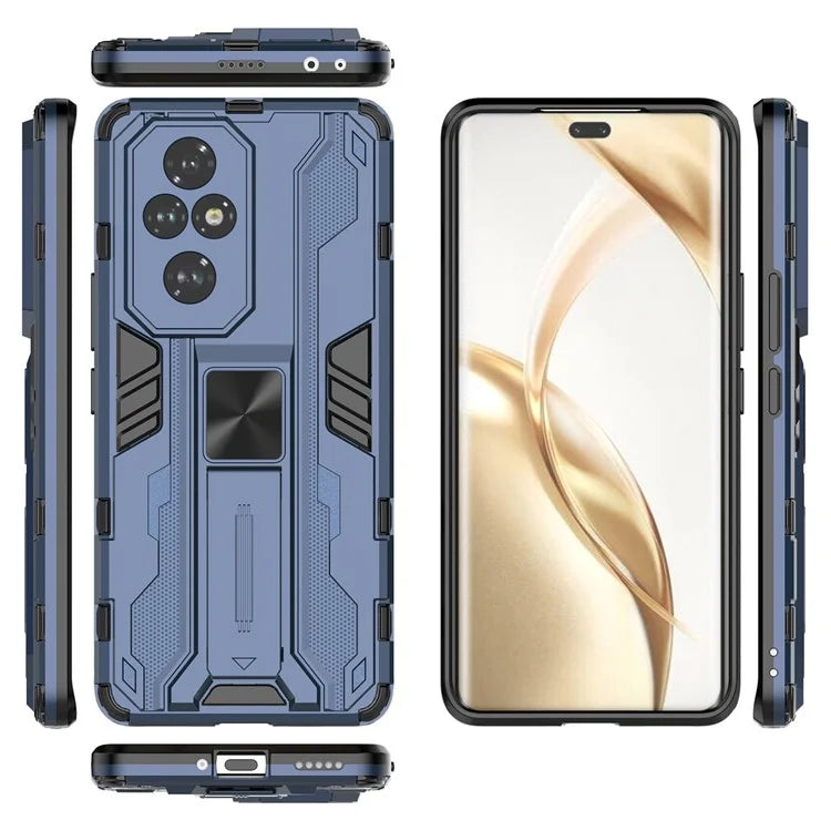For Honor 200 Pro 5G Case PC + TPU Drop Protective Cover Hidden Kickstand