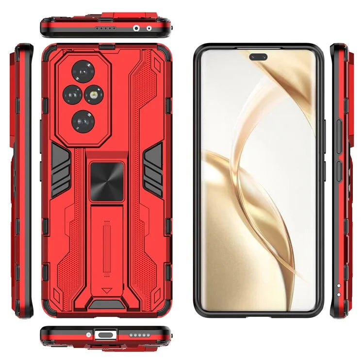 For Honor 200 Pro 5G Case PC + TPU Drop Protective Cover Hidden Kickstand