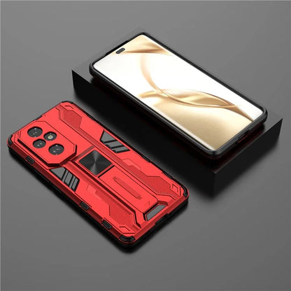 For Honor 200 Pro 5G Case PC + TPU Drop Protective Cover Hidden Kickstand