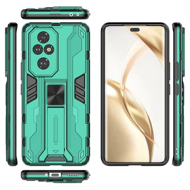 For Honor 200 Pro 5G Case PC + TPU Drop Protective Cover Hidden Kickstand