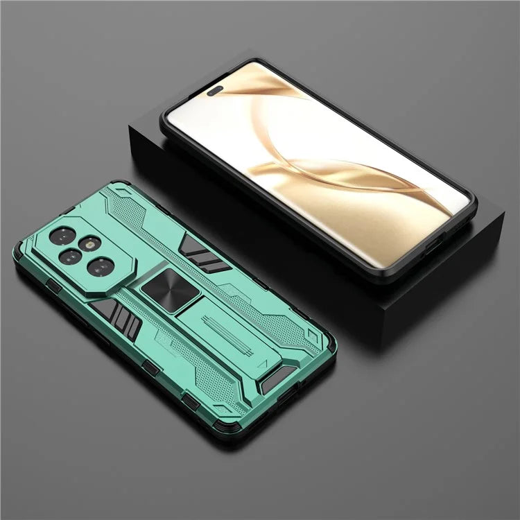 For Honor 200 Pro 5G Case PC + TPU Drop Protective Cover Hidden Kickstand