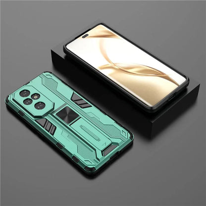 For Honor 200 Pro 5G Case PC + TPU Drop Protective Cover Hidden Kickstand
