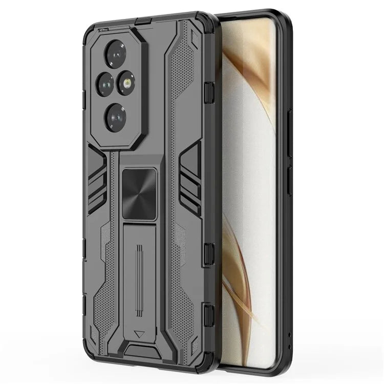 For Honor 200 Pro 5G Case PC + TPU Drop Protective Cover Hidden Kickstand