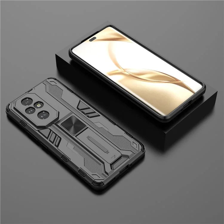 For Honor 200 Pro 5G Case PC + TPU Drop Protective Cover Hidden Kickstand