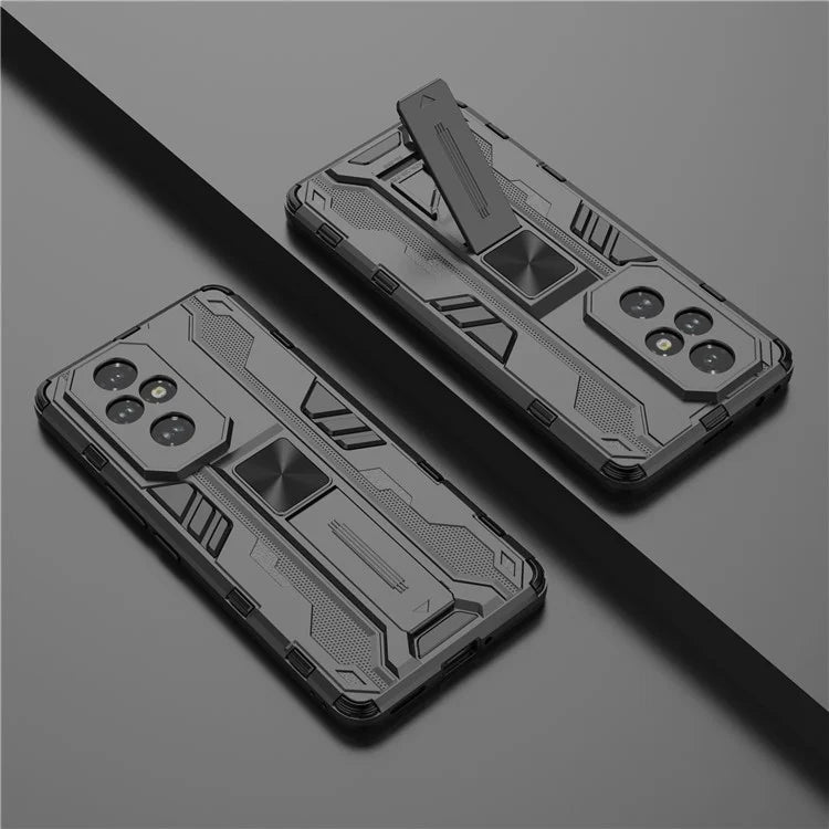 For Honor 200 Pro 5G Case PC + TPU Drop Protective Cover Hidden Kickstand