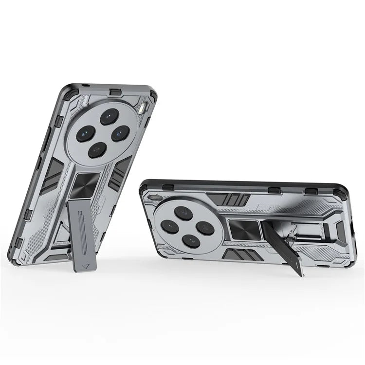 For vivo X100s 5G Case with Kickstand PC + TPU Shockproof Phone Cover