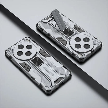 For vivo X100s 5G Case with Kickstand PC + TPU Shockproof Phone Cover