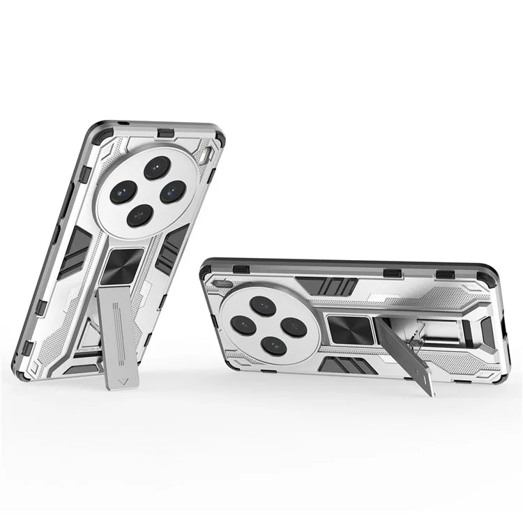 For vivo X100s 5G Case with Kickstand PC + TPU Shockproof Phone Cover