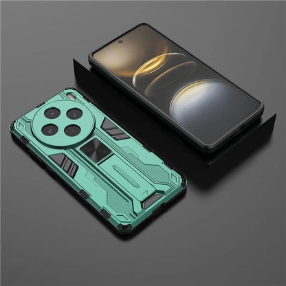 For vivo X100s 5G Case with Kickstand PC + TPU Shockproof Phone Cover