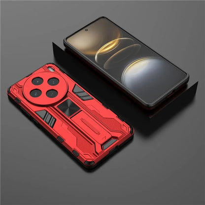 For vivo X100s 5G Case with Kickstand PC + TPU Shockproof Phone Cover