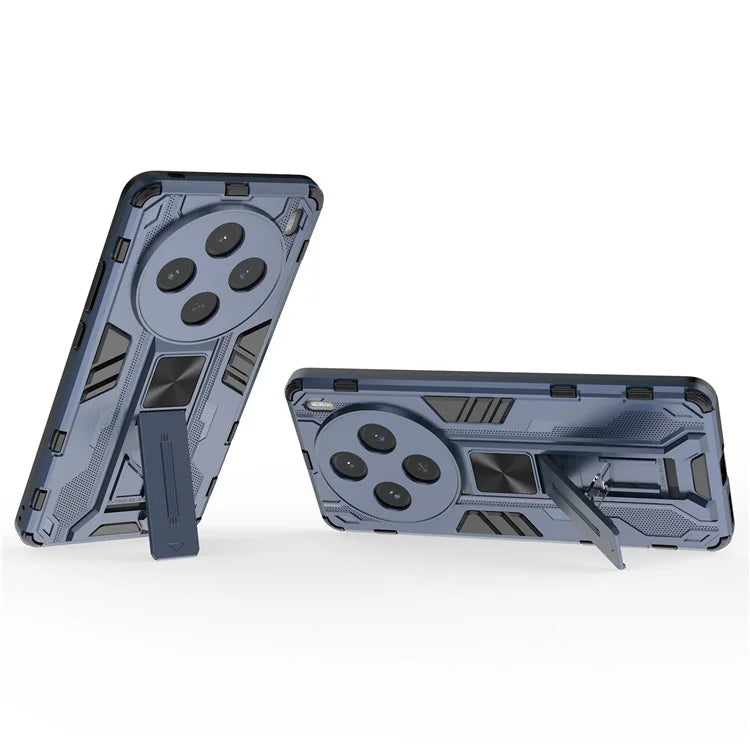 For vivo X100s 5G Case with Kickstand PC + TPU Shockproof Phone Cover
