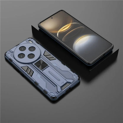 For vivo X100s 5G Case with Kickstand PC + TPU Shockproof Phone Cover