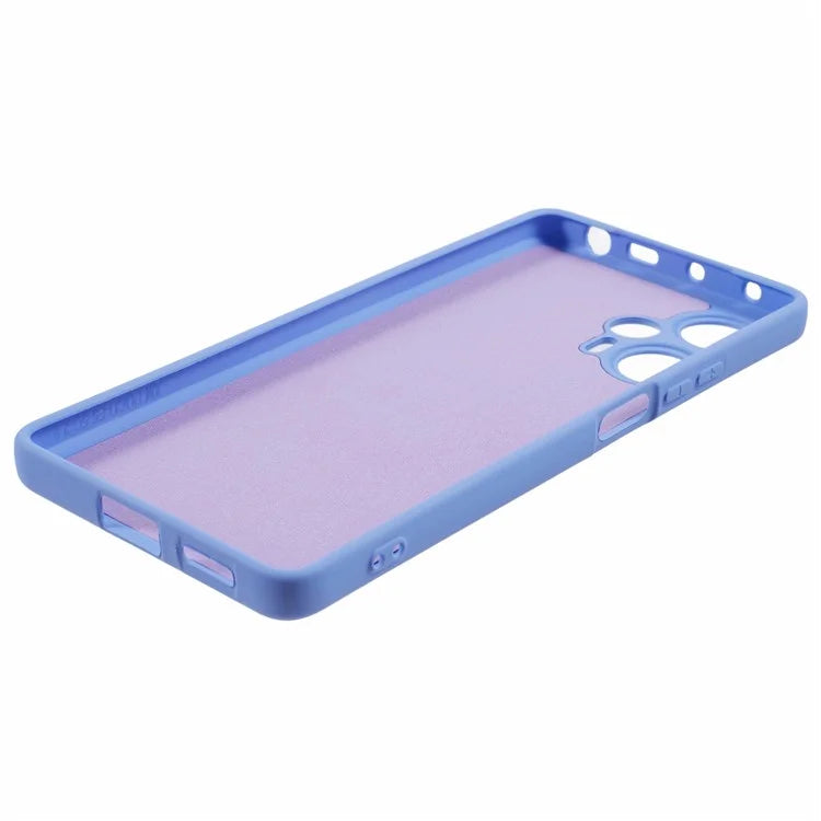 For Xiaomi Poco F5 5G / Redmi Note 12 Turbo Case 2.0mm TPU Phone Cover Fiber Lining