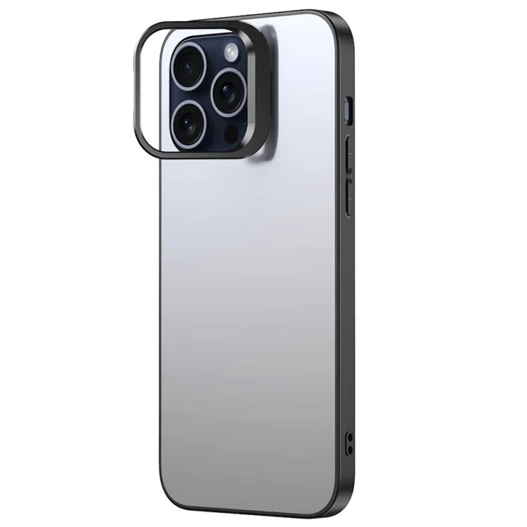 For iPhone 14 Pro Matte Back Case Kickstand PC+TPU Phone Cover