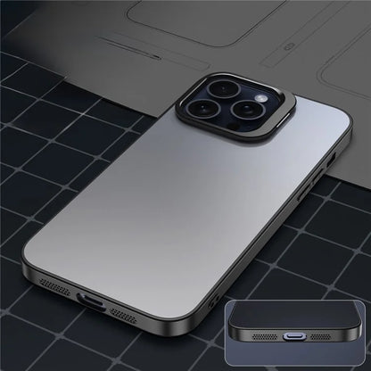 For iPhone 14 Pro Matte Back Case Kickstand PC+TPU Phone Cover