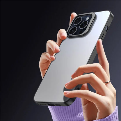 For iPhone 14 Pro Matte Back Case Kickstand PC+TPU Phone Cover