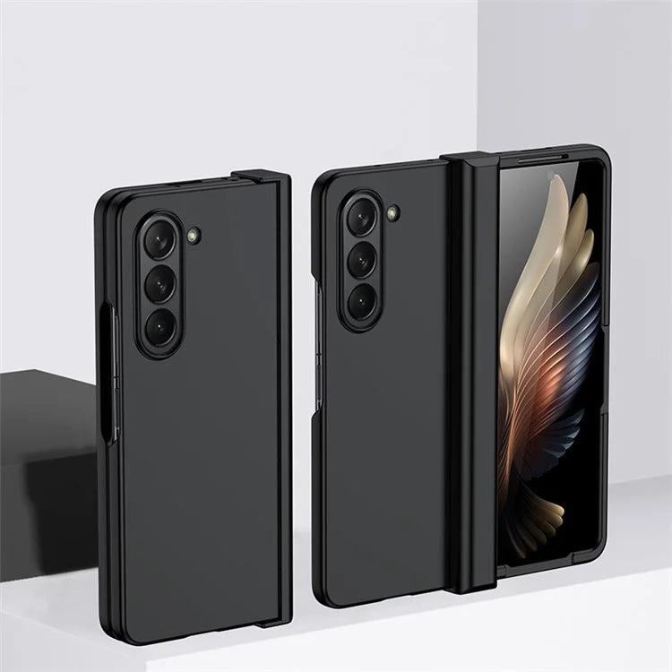 For Samsung Galaxy Z Fold6 5G Case Skin Feel PC Phone Cover with Hinge Protection