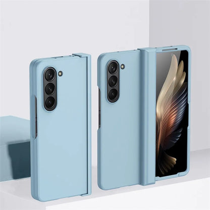For Samsung Galaxy Z Fold6 5G Case Skin Feel PC Phone Cover with Hinge Protection