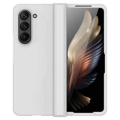 For Samsung Galaxy Z Fold6 5G Case Skin Feel PC Phone Cover with Hinge Protection